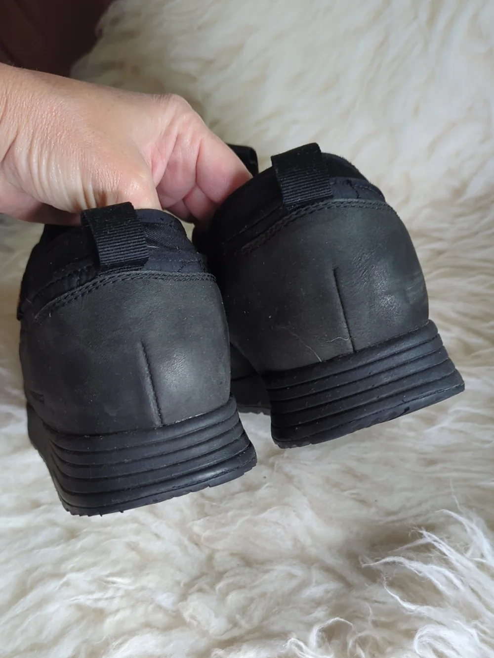 Men's - Teva - Black Quilted Slip-On Sneakers